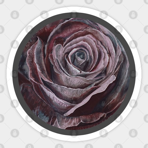 Ethereal Beauty Dark Rose Sticker by 3vaN